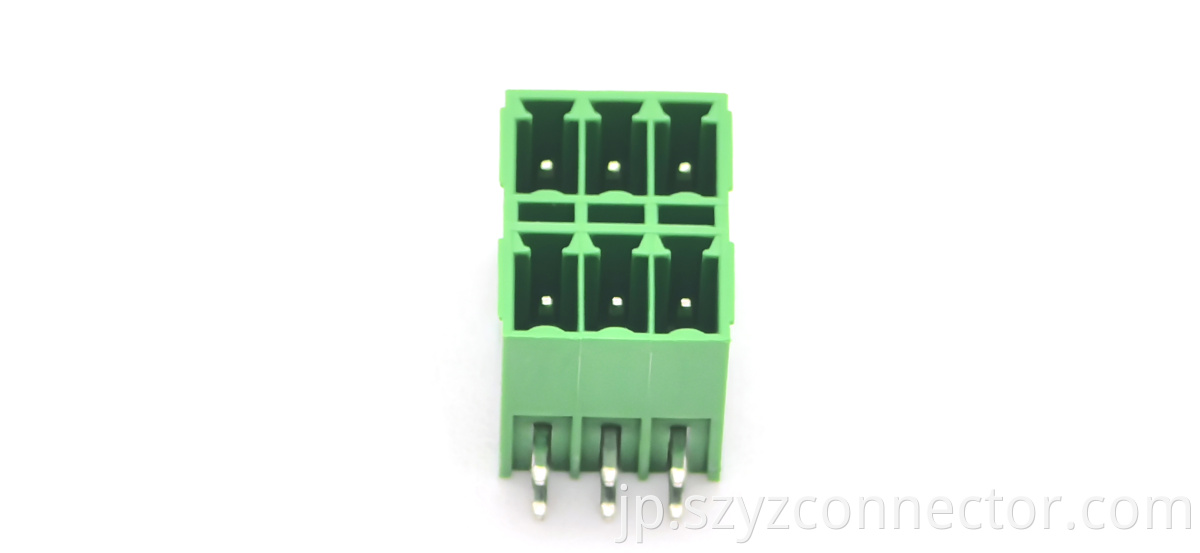 3.5mm pluggable terminal blocks bent pin